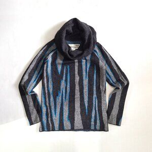 Rogan Baby Alpaca Wool Cowlneck Sweater Women Small Turtleneck Contemporary